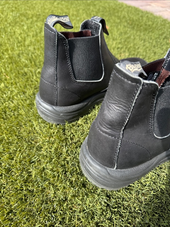Blundstone Black Leather Chelsea Work Safety Boots - Size 9 US, 8 AUS main image 8